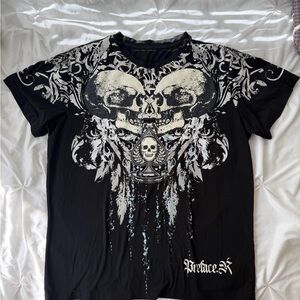 Black Graphic T-Shirt for Men